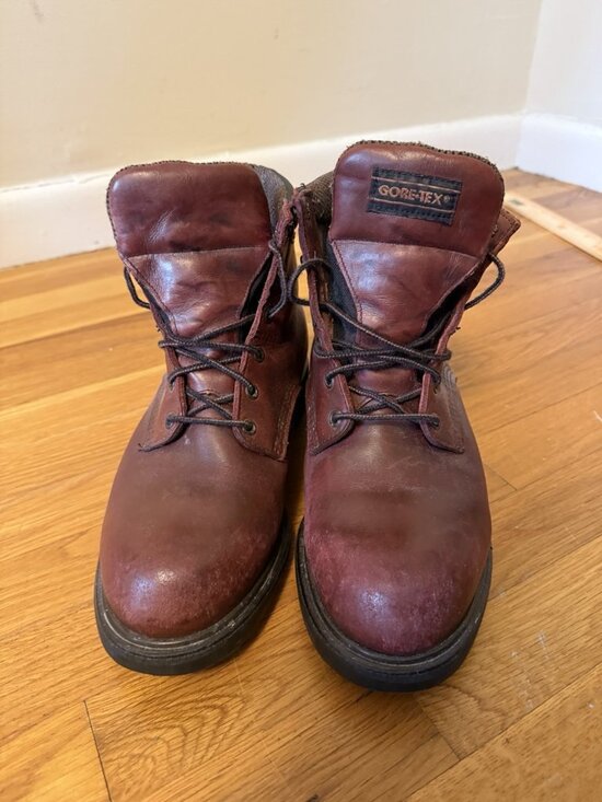 Red Wing Shoes 10.5 EST GORE-TEX Boots Brown Red 1227 Mens MADE IN USA main image 6